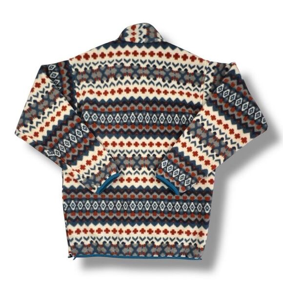 Patagonia Synchilla Snap-T Aztec Print Fleece Pullover Size Small - Picture 6 of 8